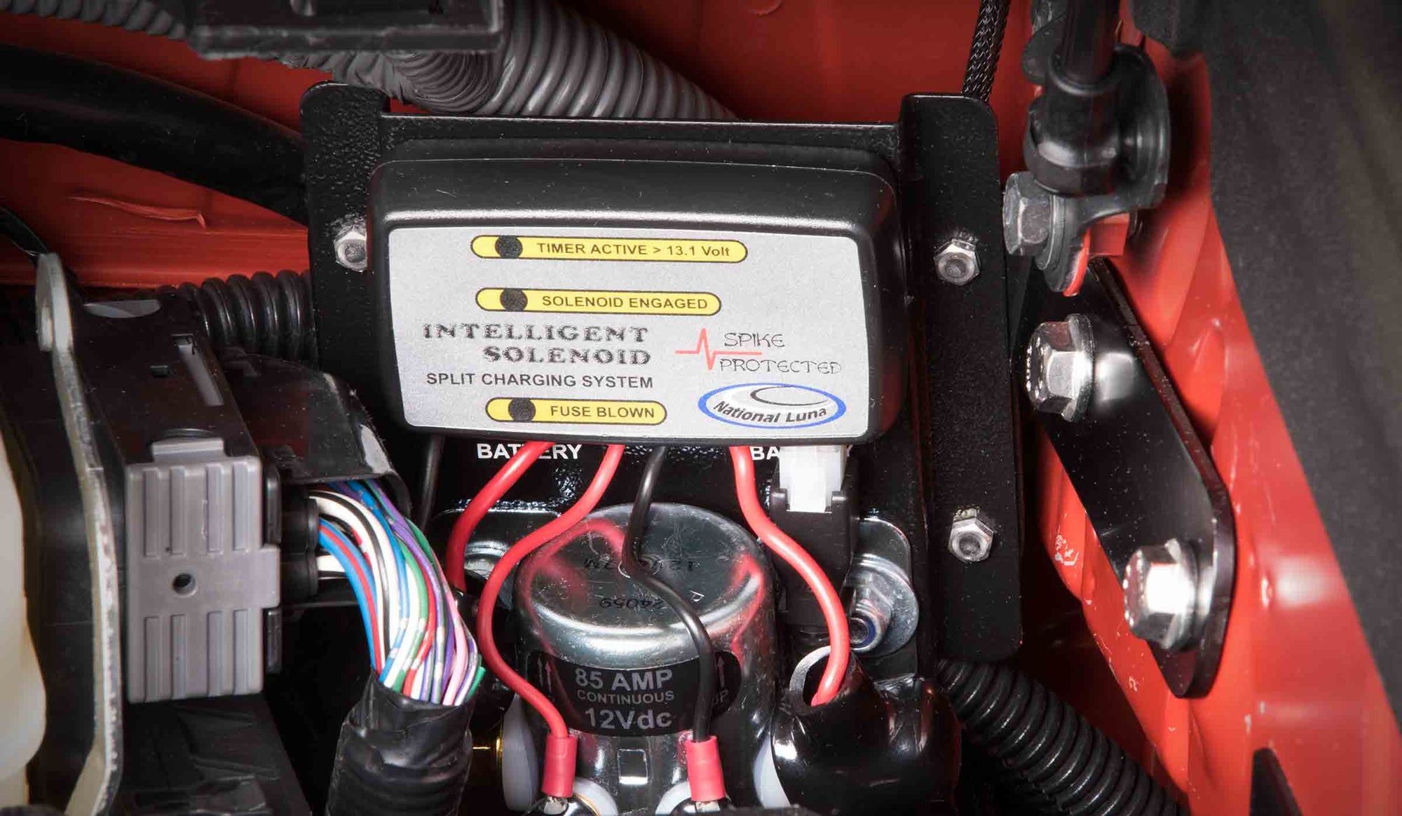 National Luna Dual Battery Isolator Bracket for 5th Gen 4Runner (2009-2024)