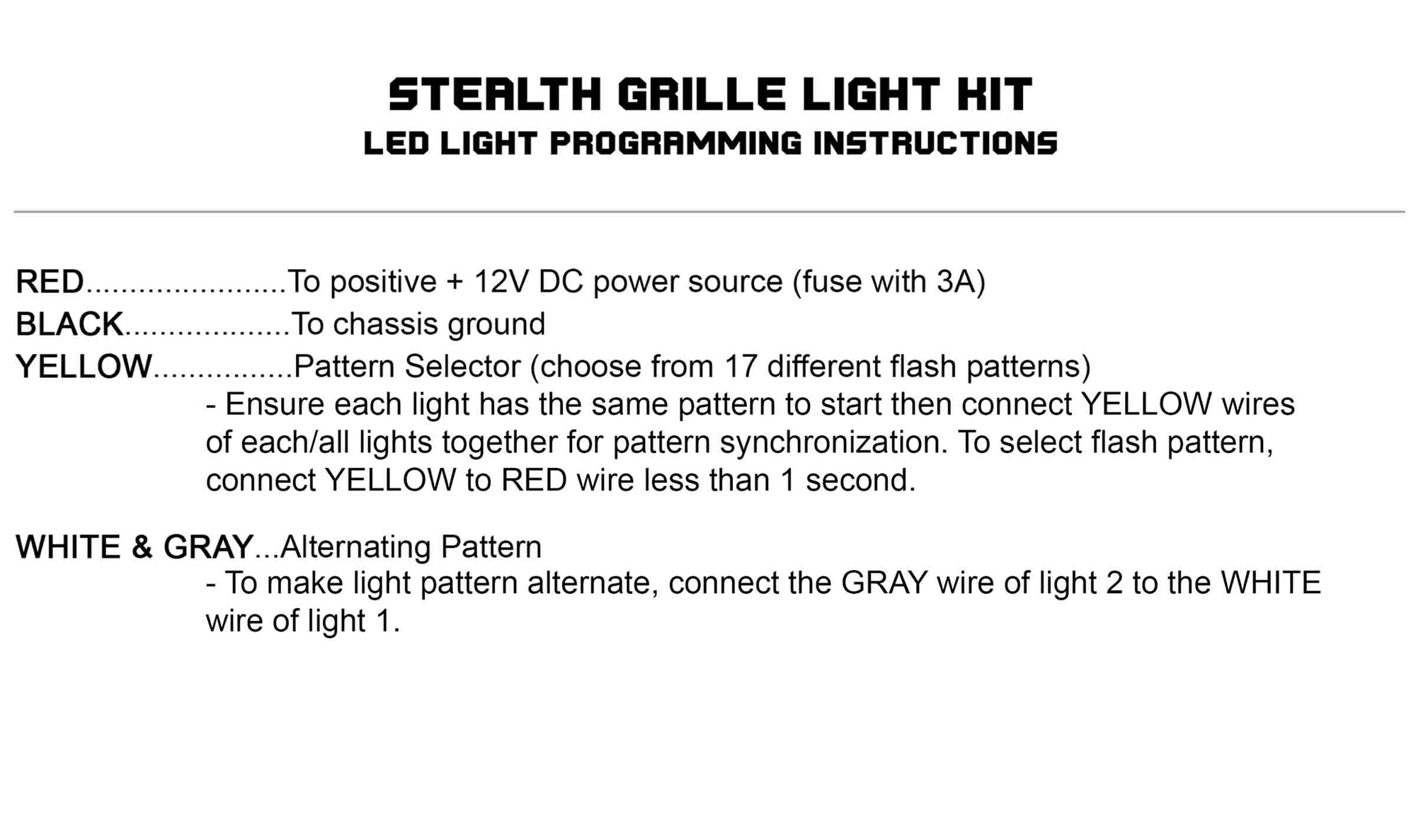 Stealth Grille Light kit for 5th Gen 4Runner (2014-2024)