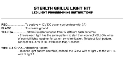 Stealth Grille Light kit for 5th Gen 4Runner (2014-2023)